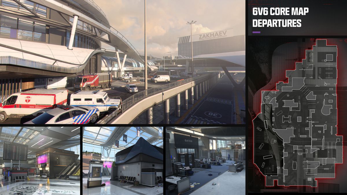 MW3 promo image of the Departures 6v6 map