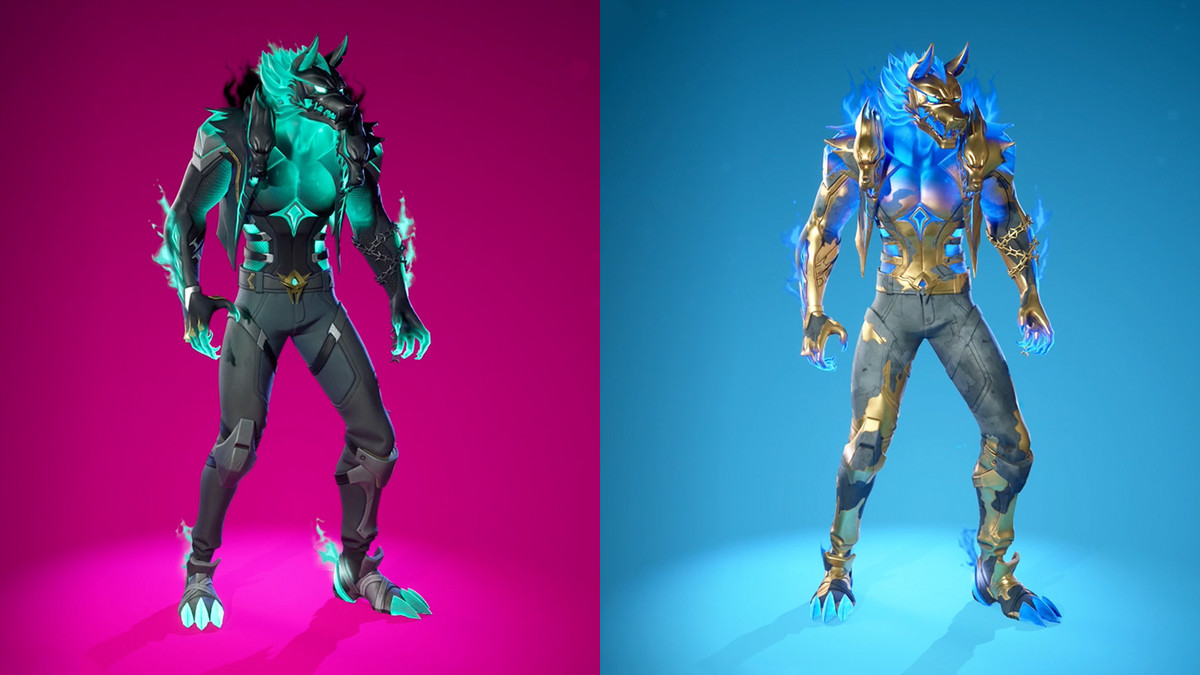 Fortnite Myths &amp; Mortals Cerberus and Immortal Cerberus skins