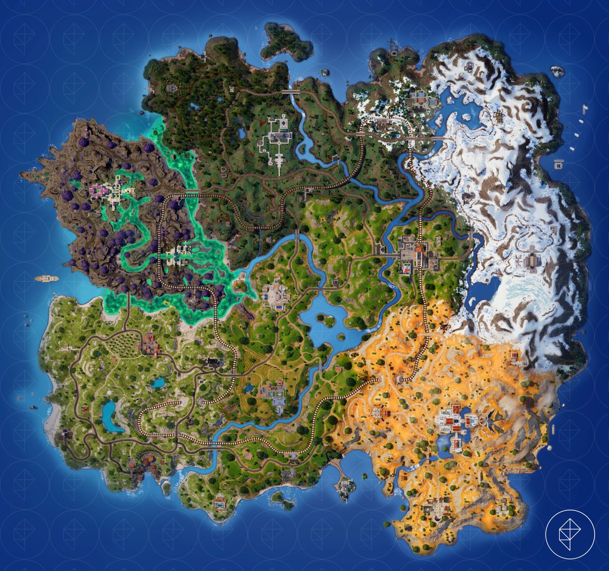 What are the new map and weapon loot pool changes in Fortnite Chapter 5 Season 2?