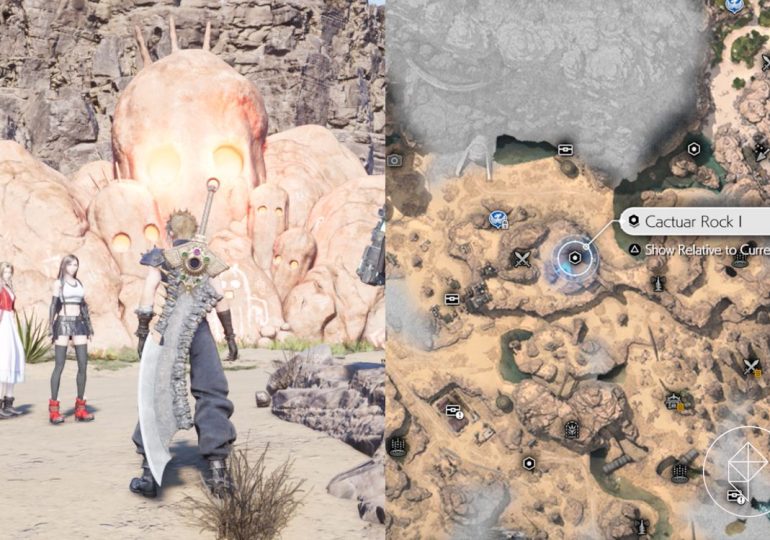 Where to find all Cactuar rocks in Corel in FF7 Rebirth