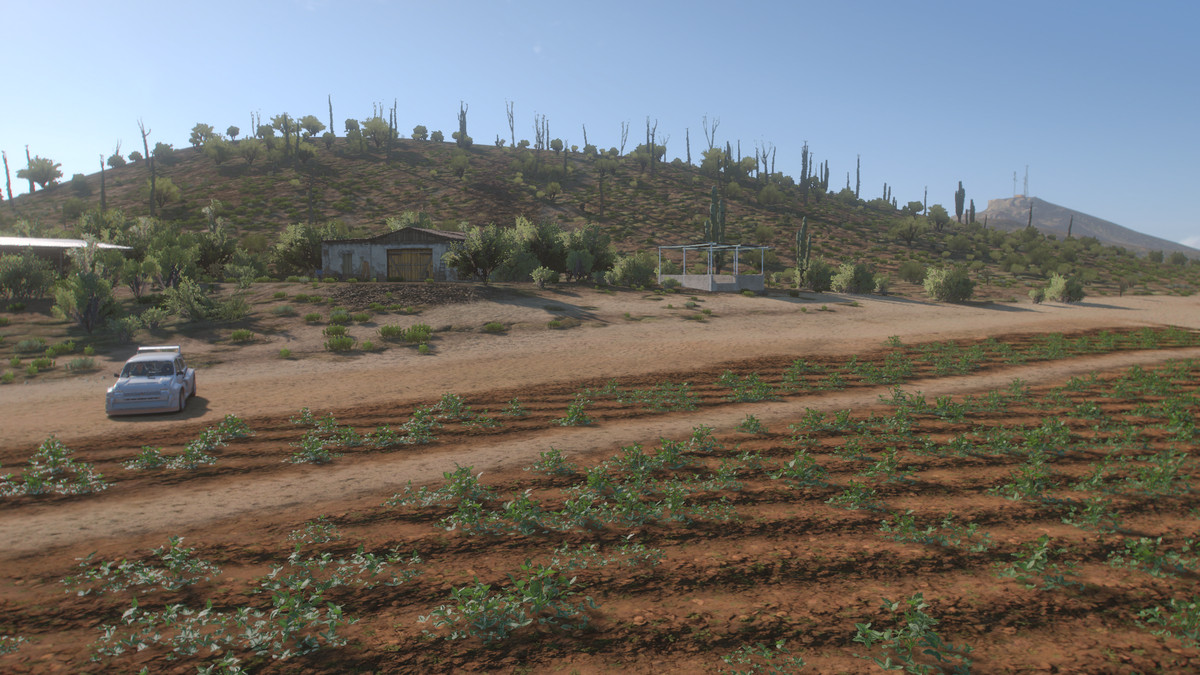 The #1 T100 Toyota Baja 1993 Barn Find location in Forza Horizon 5