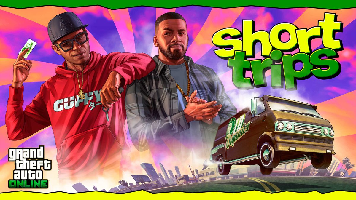 GTA Online promo art for Short Trips