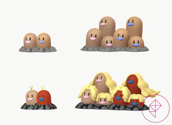 Can Diglett and Alolan Diglett be shiny in Pokémon Go?