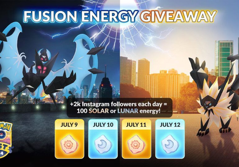 How to get free Solar Fusion Energy and Lunar Fusion Energy with codes in Pokémon Go