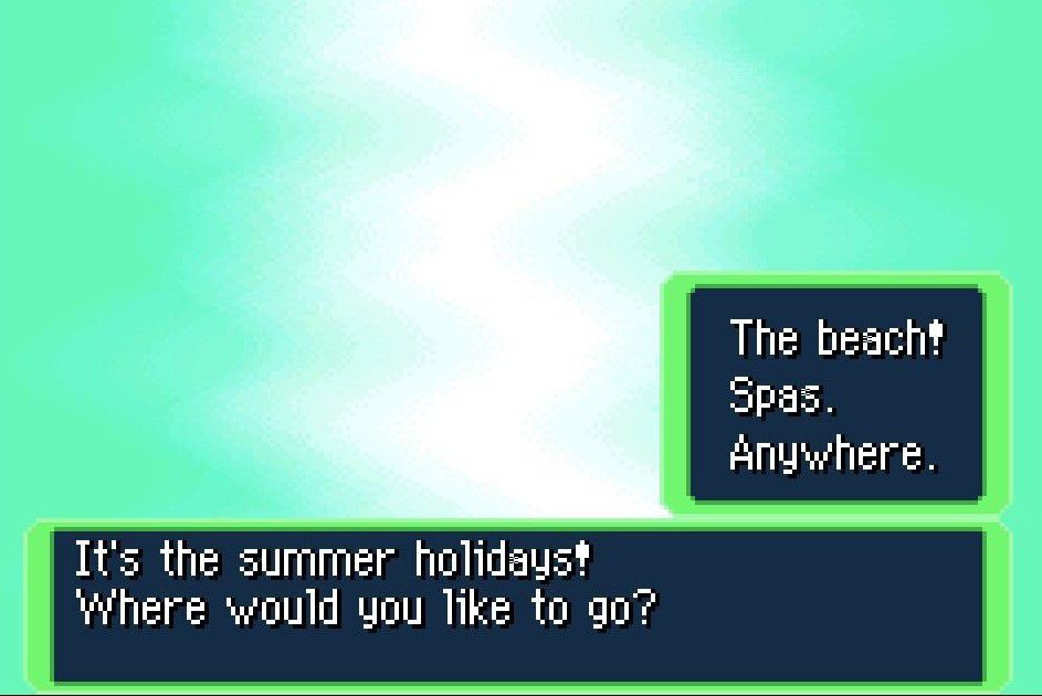 I’m going to play Pokémon Mystery Dungeon just for the personality quiz