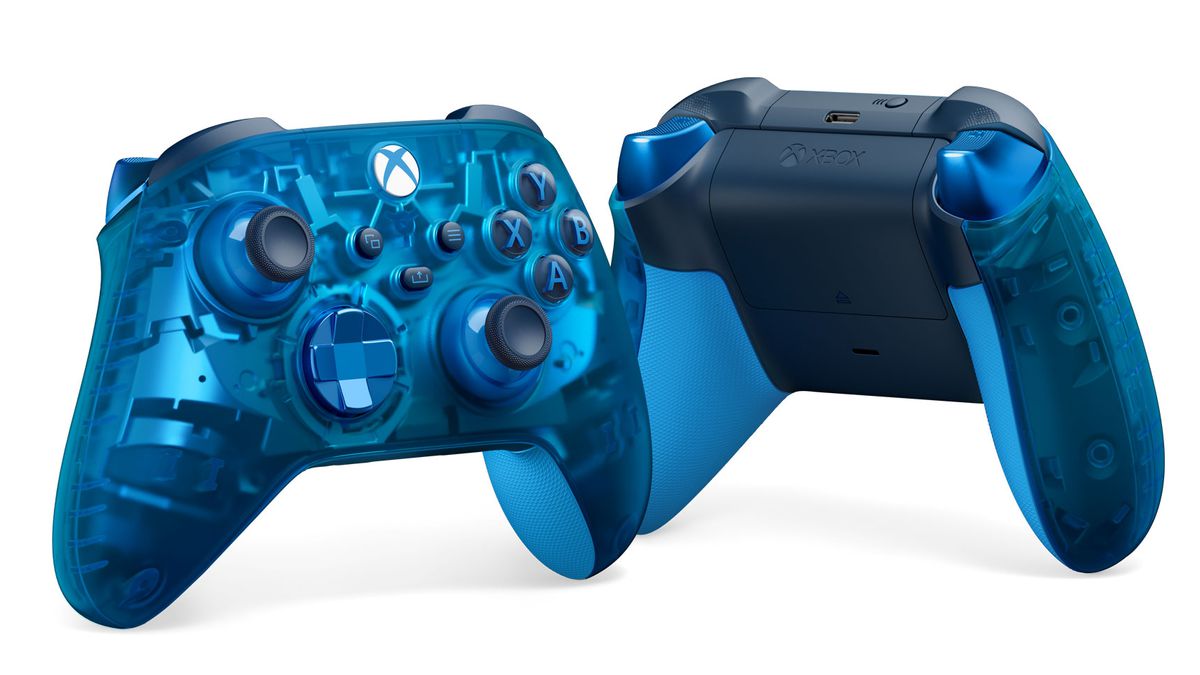 Microsoft embraces transparent tech with new metallic sky blue Xbox controller