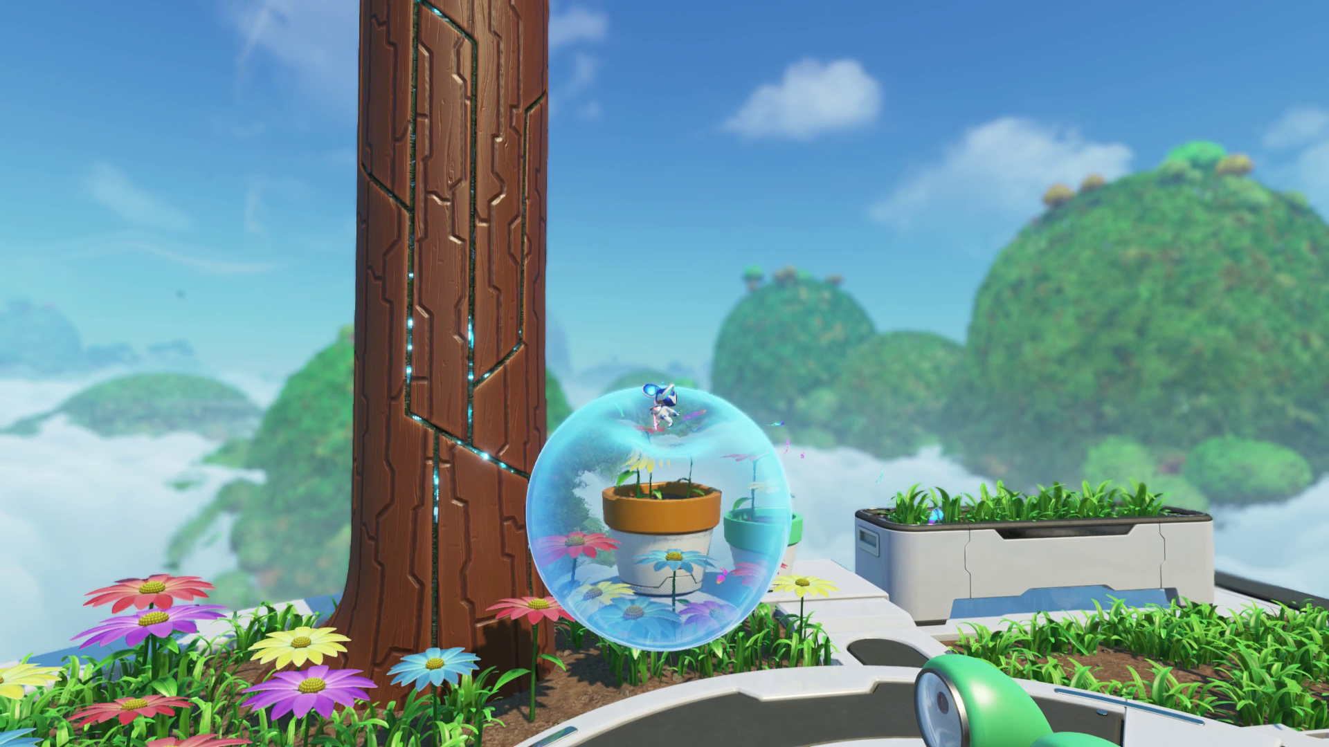 Astro searches for the hidden level in Downsize Surprise in Astro Bot