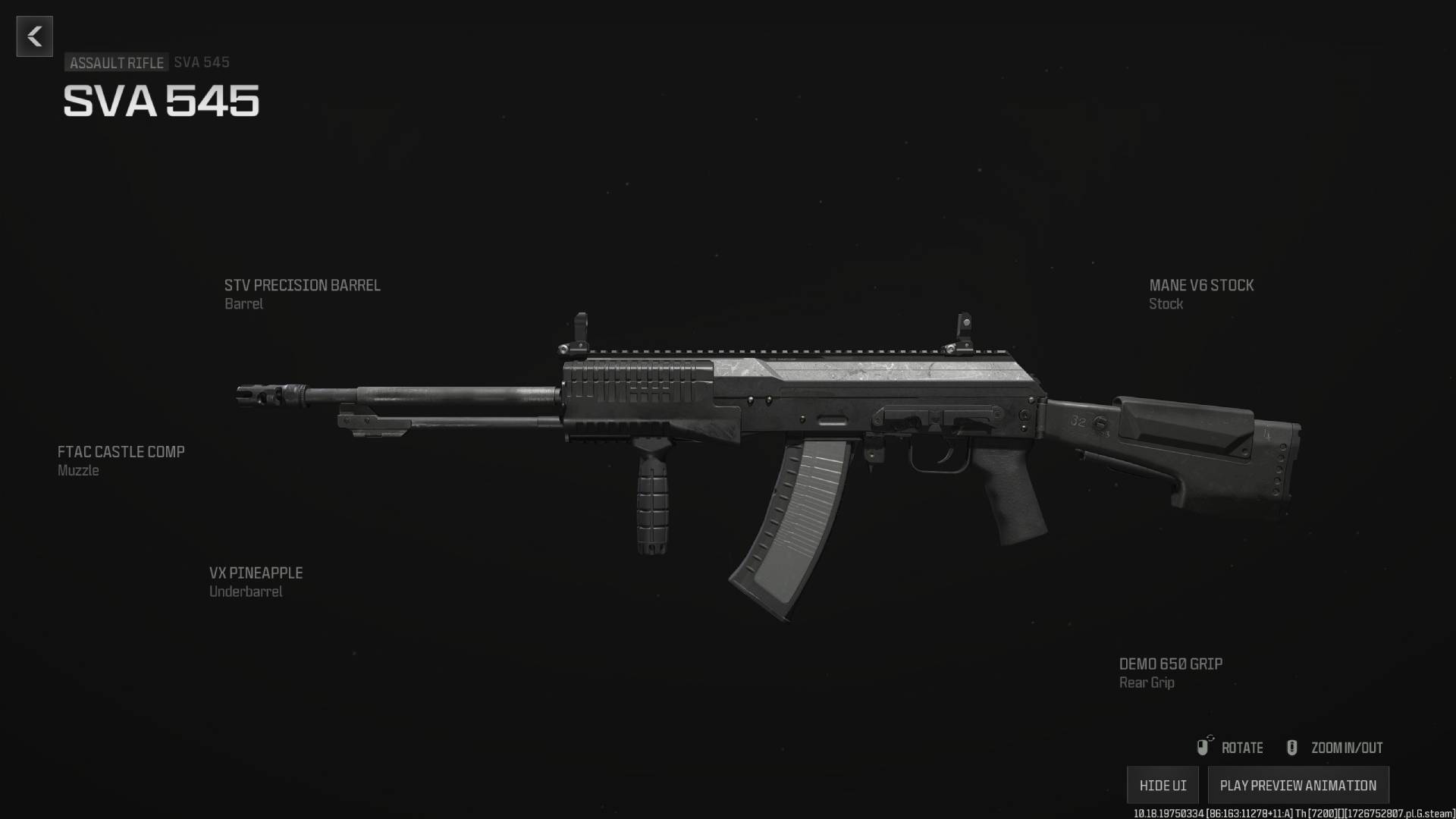 The SVA 545 in Modern Warfare 3