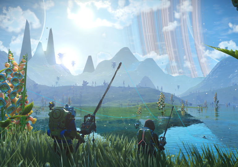 The newest update to No Man’s Sky finally adds a fishing minigame