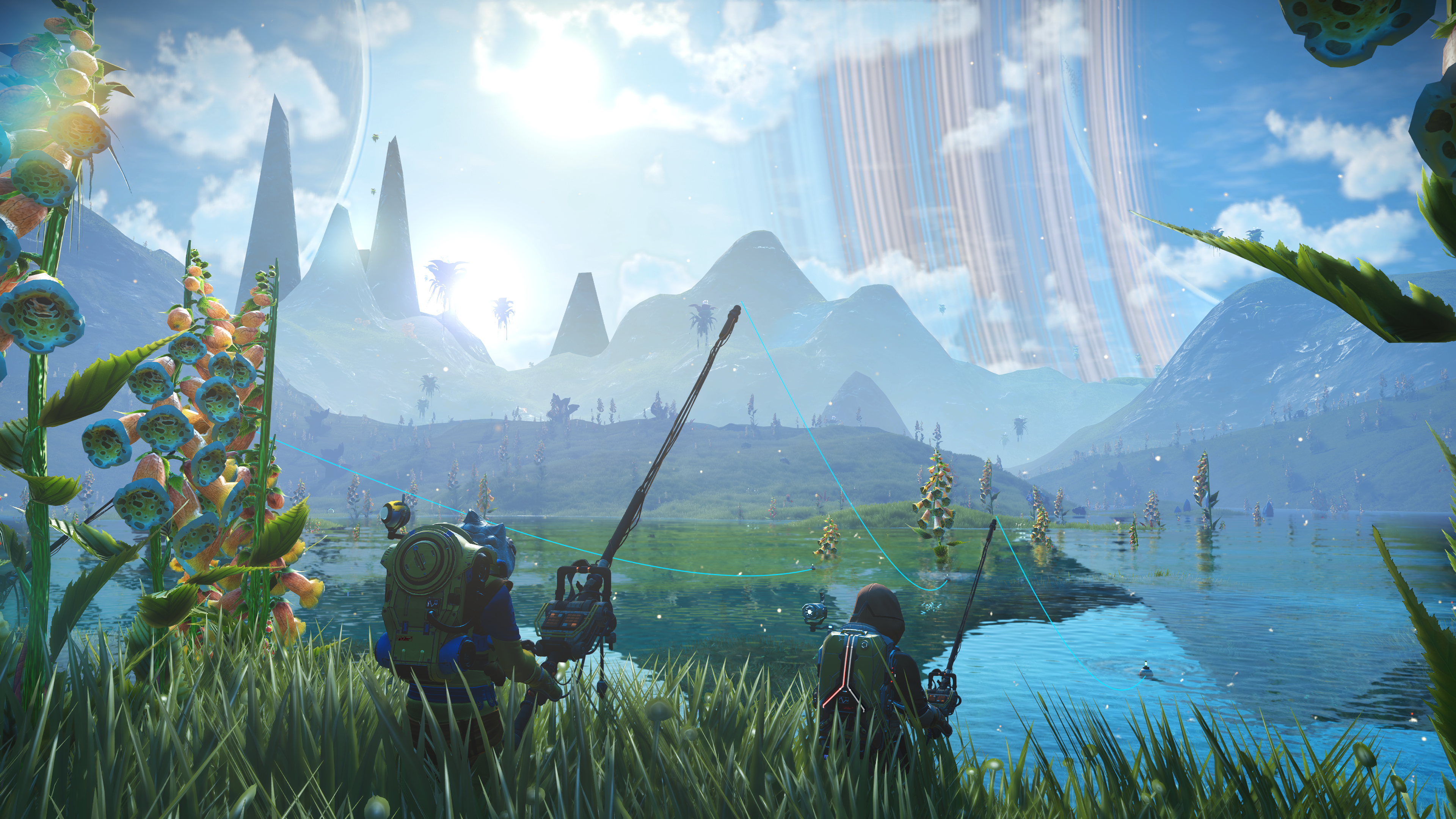 The newest update to No Man’s Sky finally adds a fishing minigame