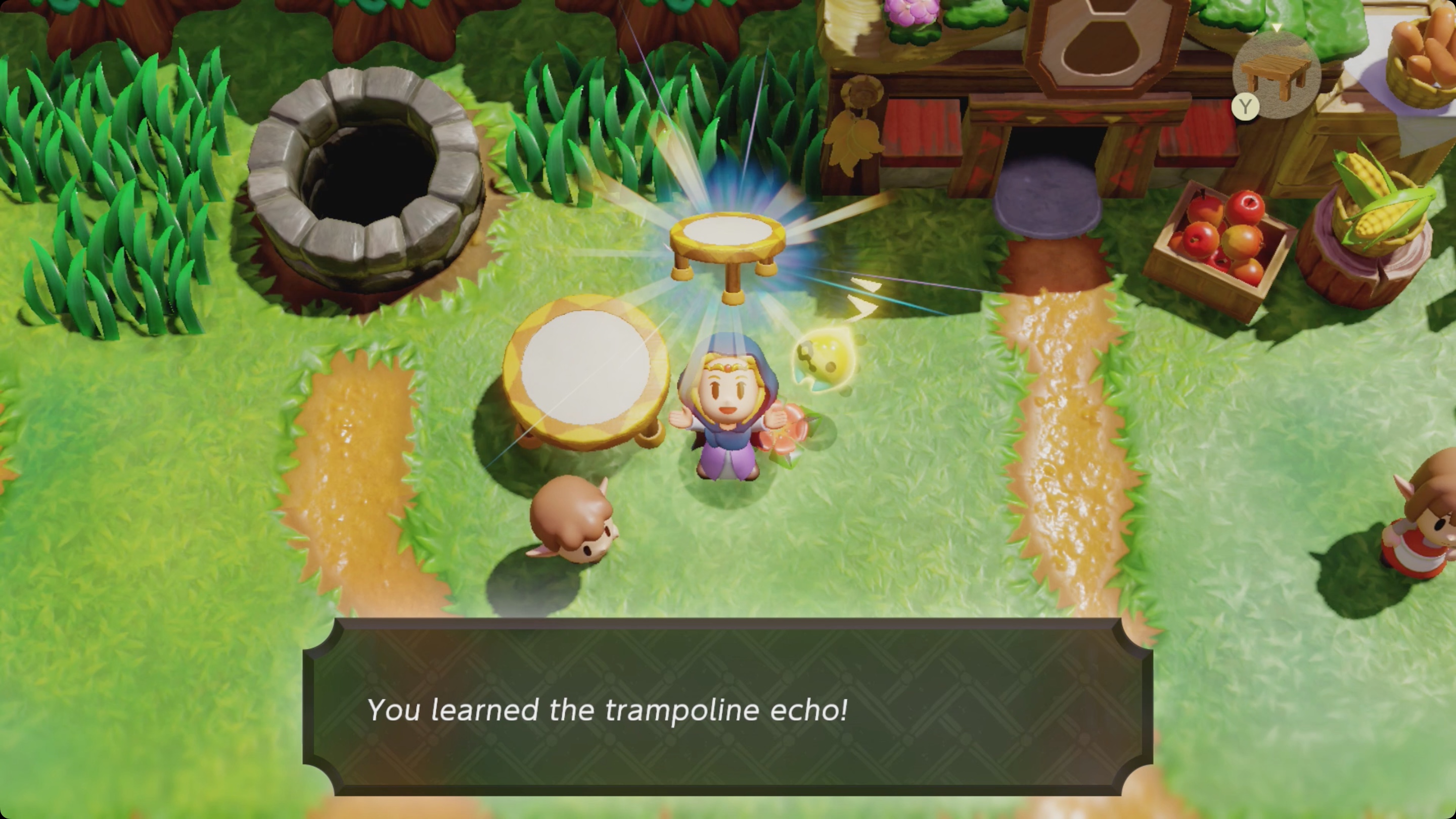 Zelda: Echoes of Wisdom learning the trampoline Echo