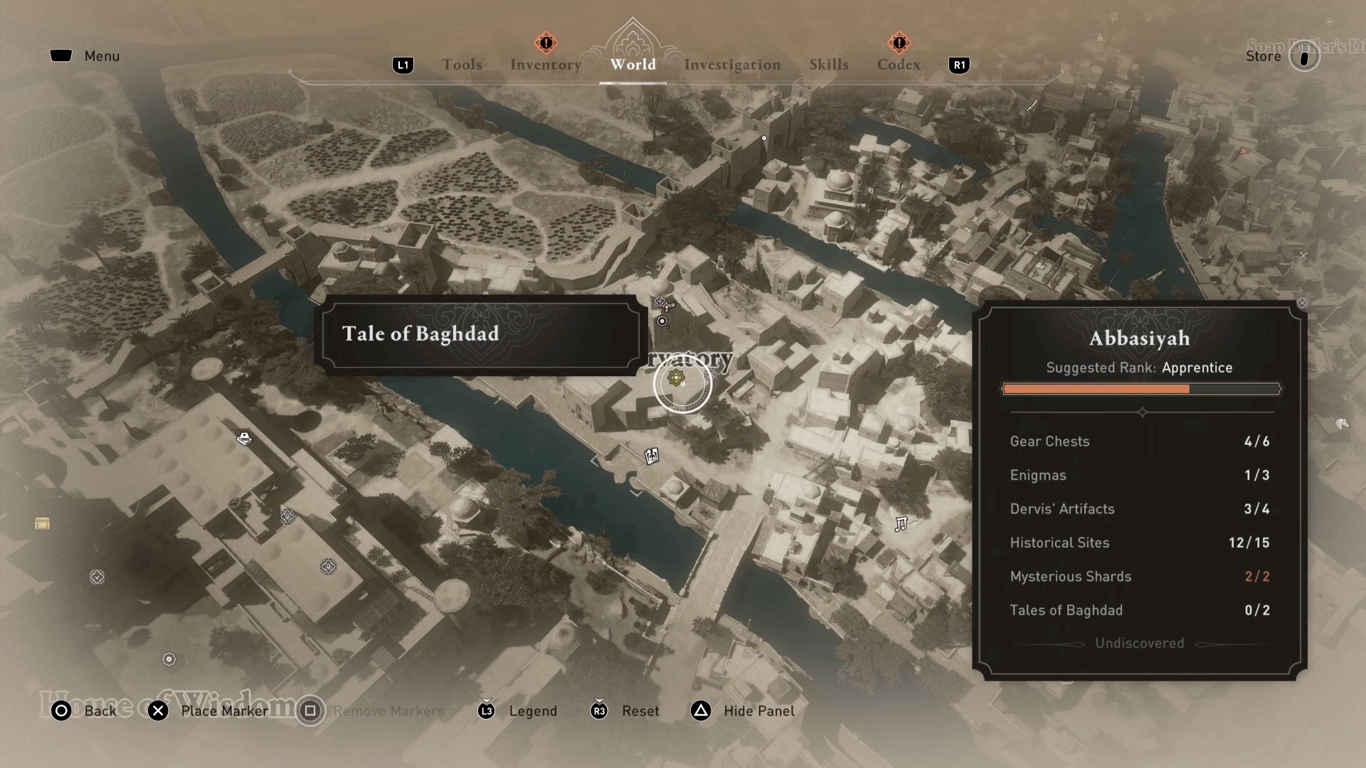 ‘A Life’s Work’ choice and page locations in Assassin’s Creed Mirage