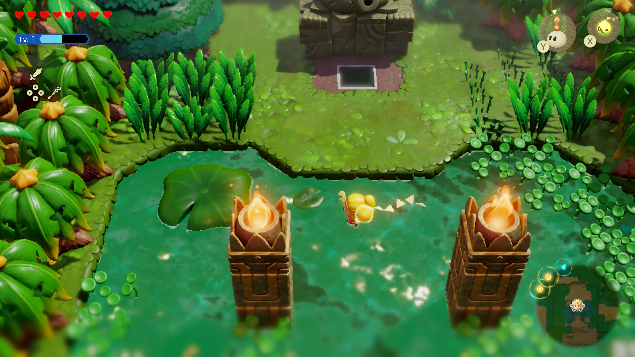 Zelda stands near the entrance to the Hidden Ruins in Zelda Echoes of Wisdom