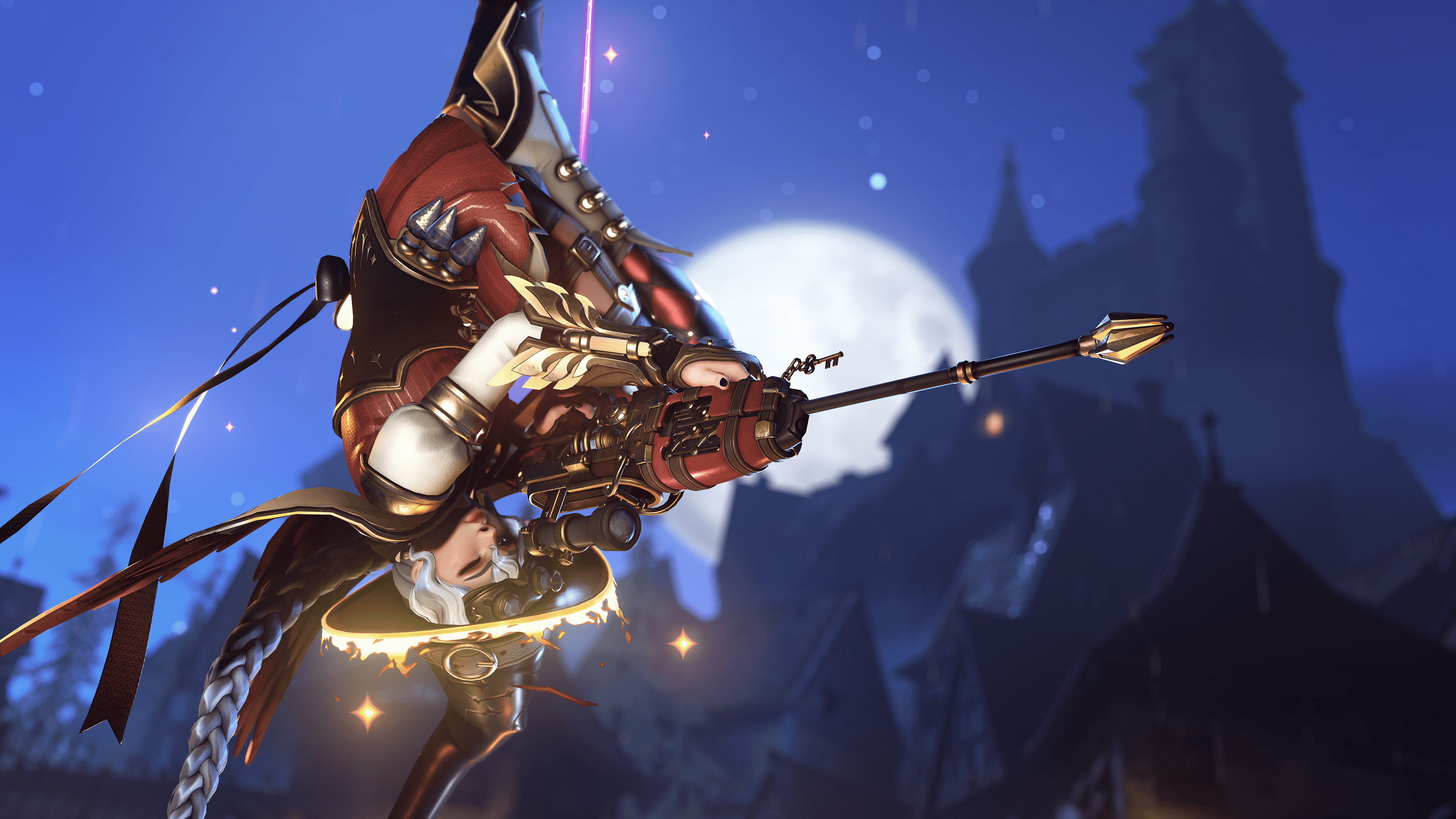 Widowmaker in her Mythic Spellbinder skin from Overwatch 2 season 13