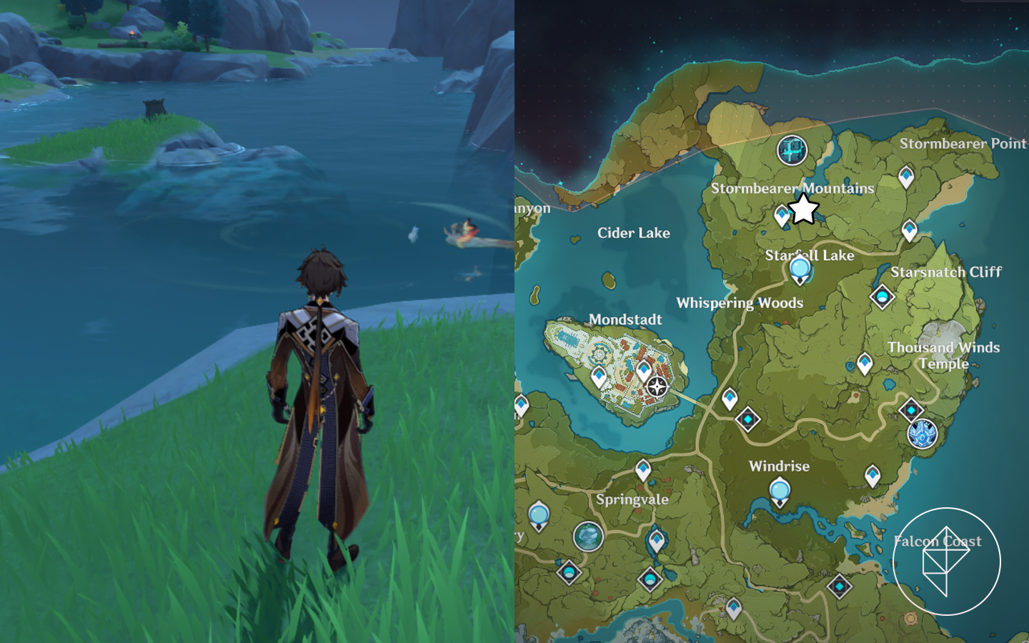 All fishing spots in Genshin Impact