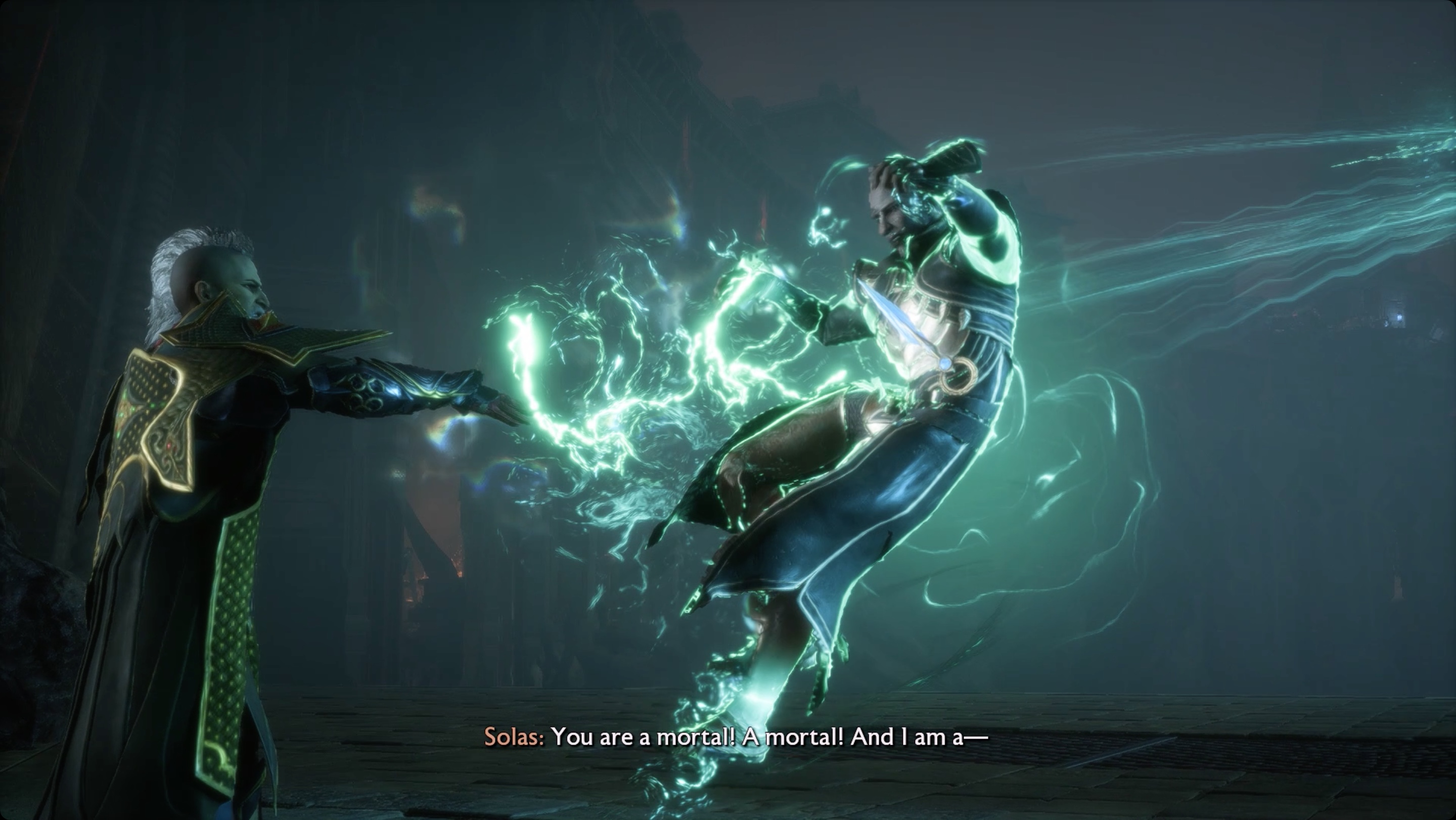 Dragon Age: The Veilguard Rook tricking Solas