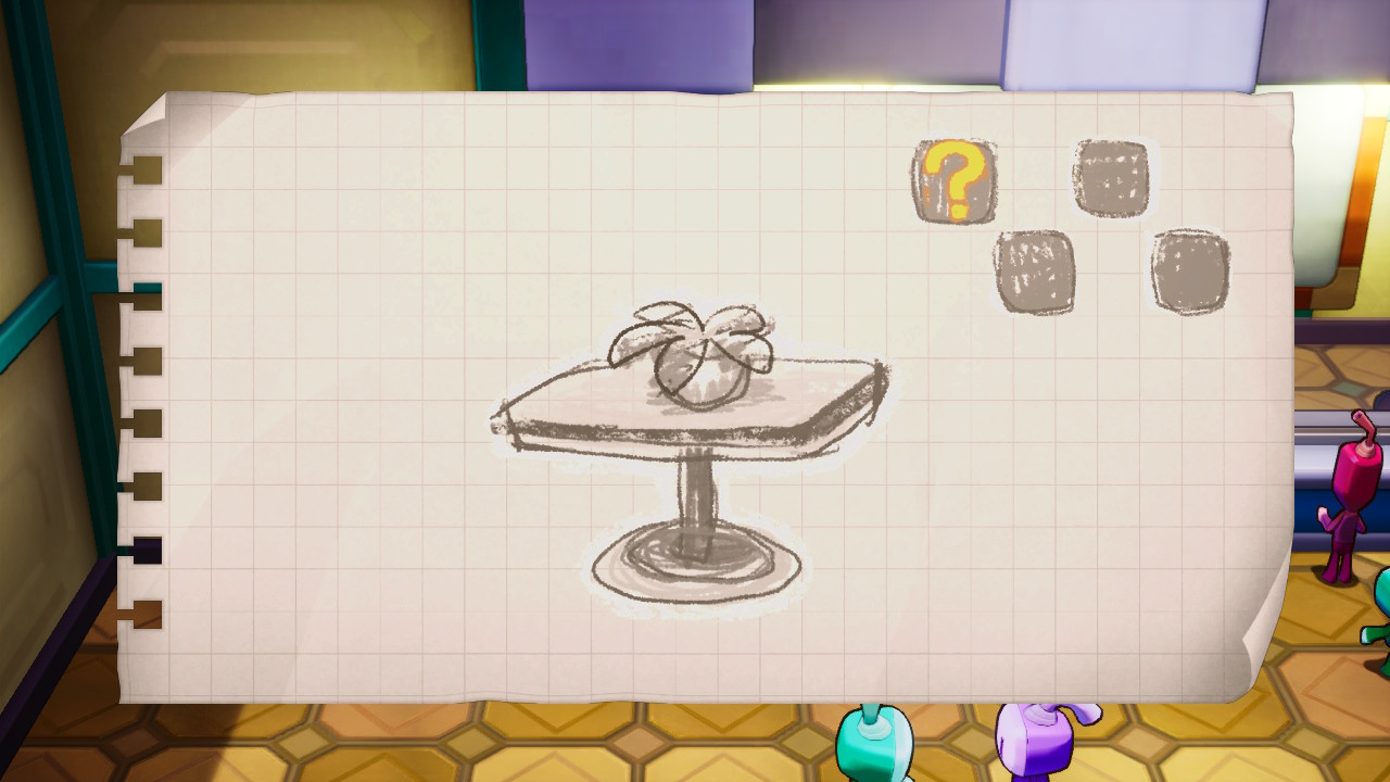 A screenshot of Mario & Luigi: Brothership, showing a puzzle clue for Lottacoins Island