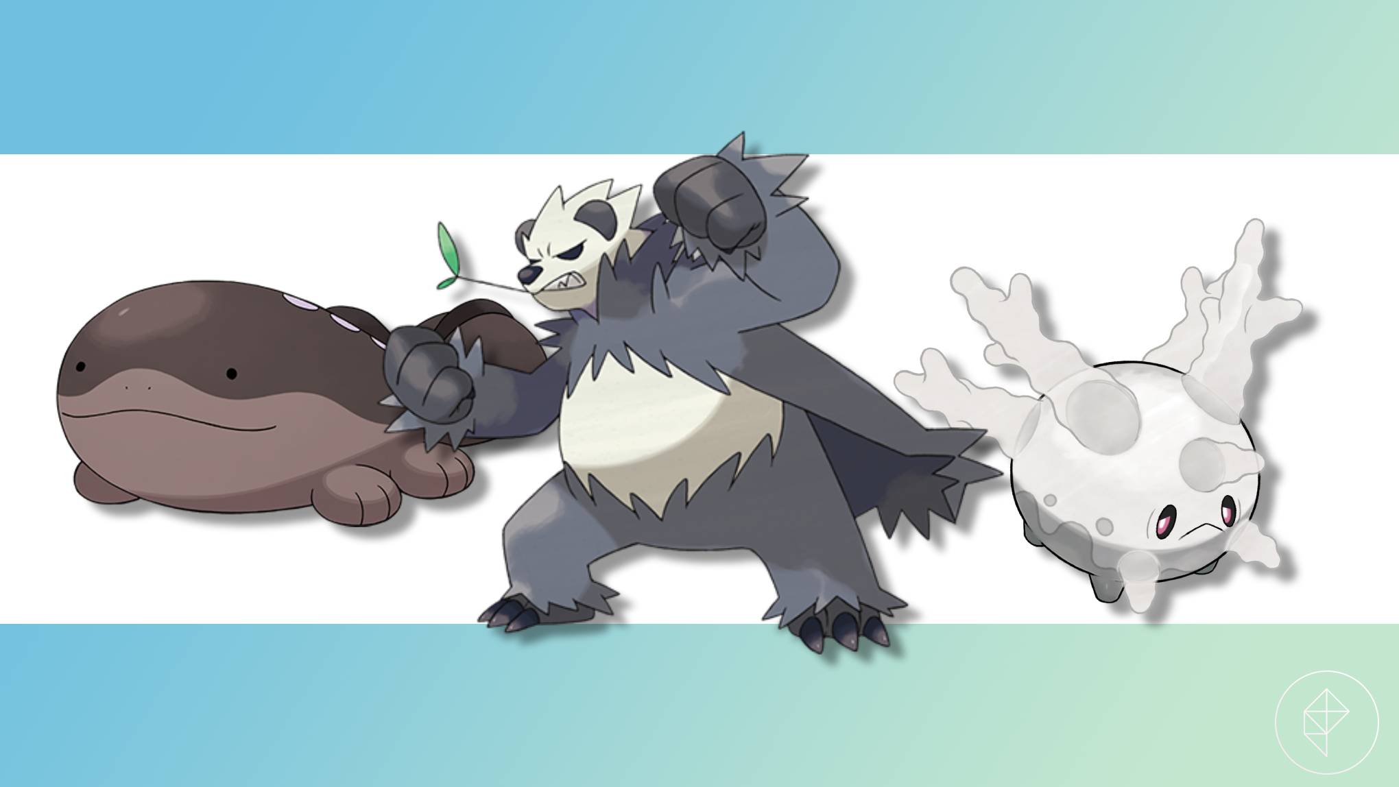 Clodsire, Pangoro, and Galarian Corsola.