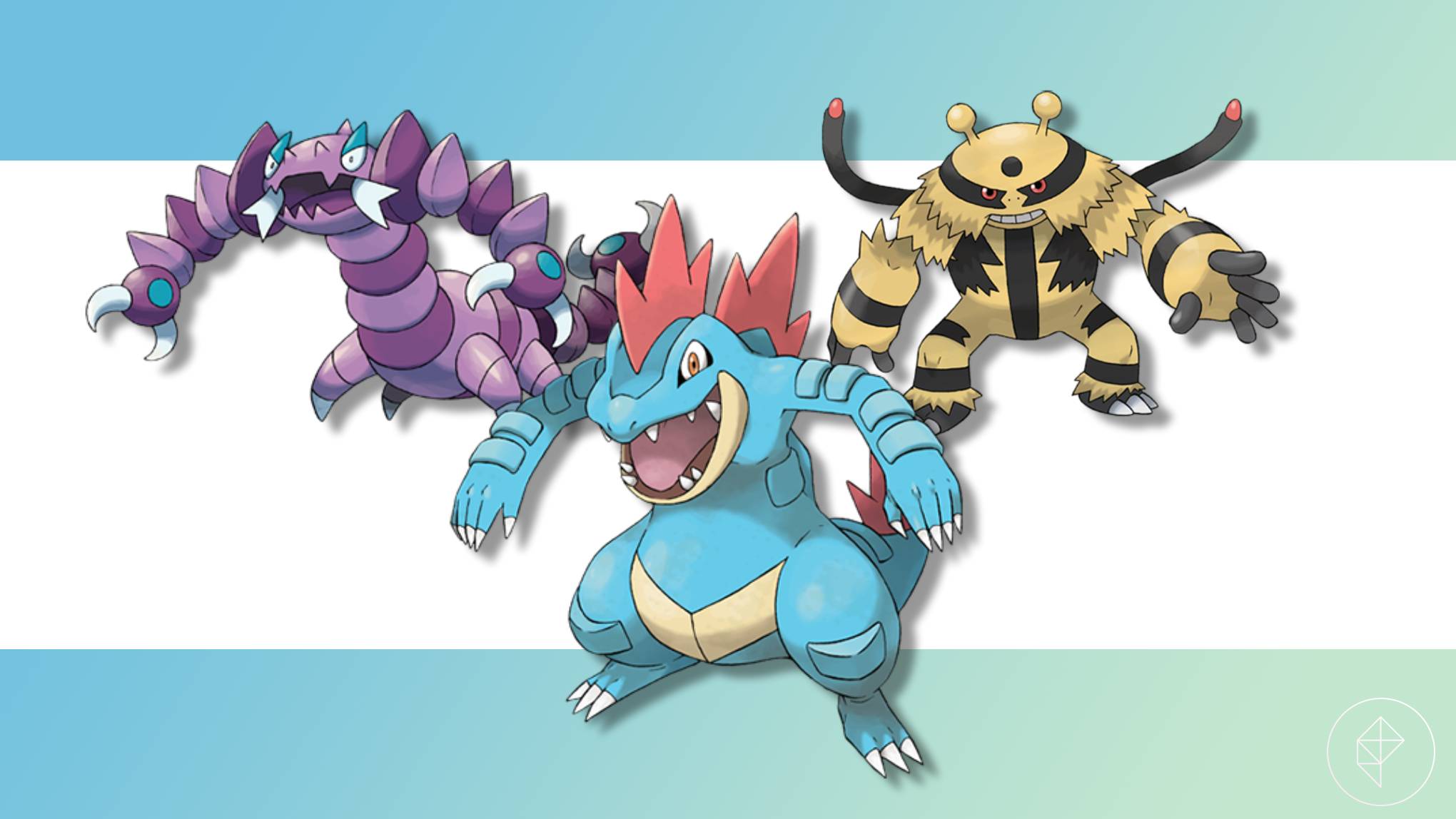 Drapion, Feraligatr, and Electivire.