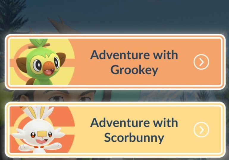 Pokémon Go ‘Galar Calling’ choose a path quest steps: Grookey, Scorbunny, or Sobble?