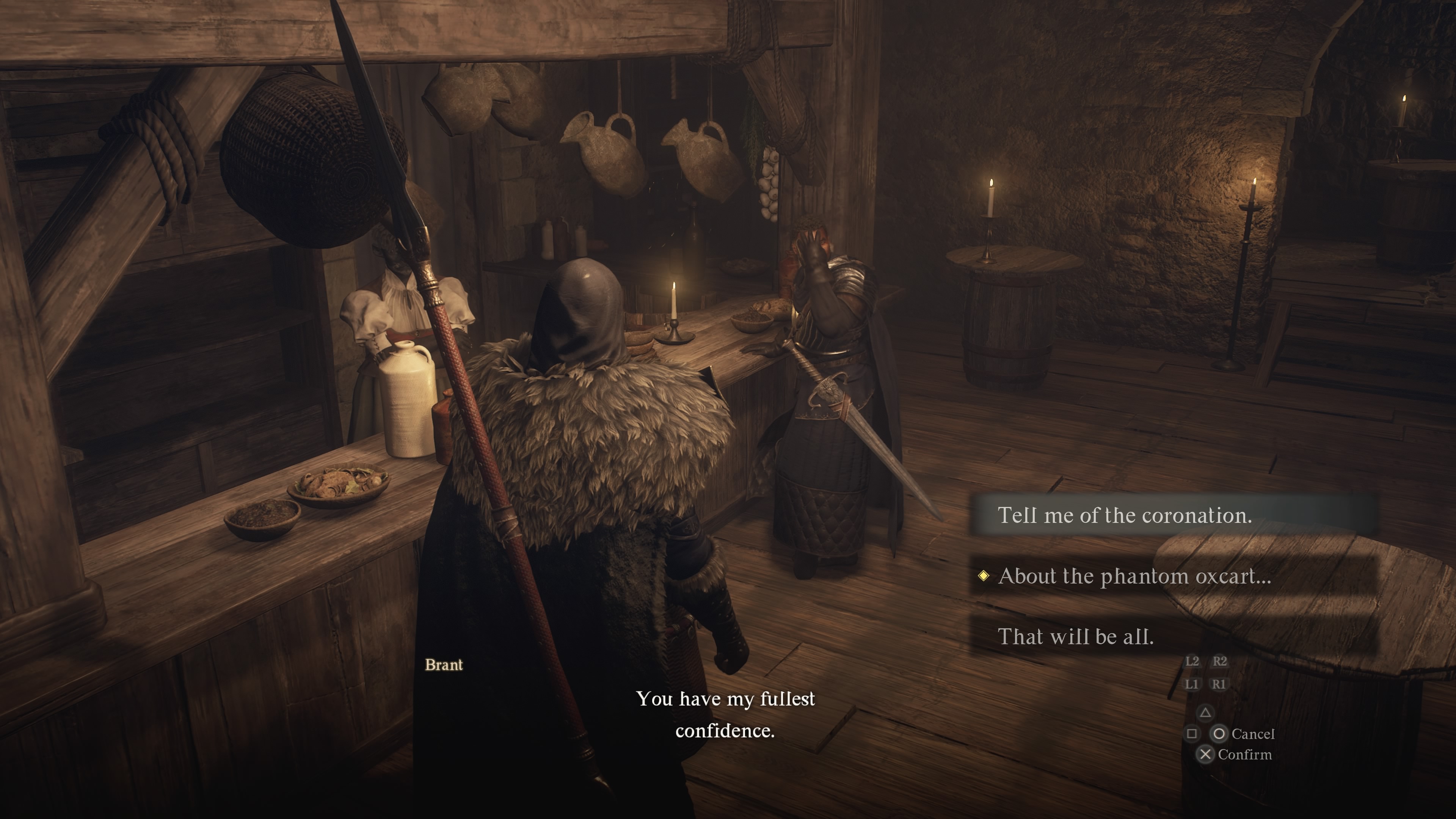 The Arisen talks to Brant in Dragon’s Dogma 2