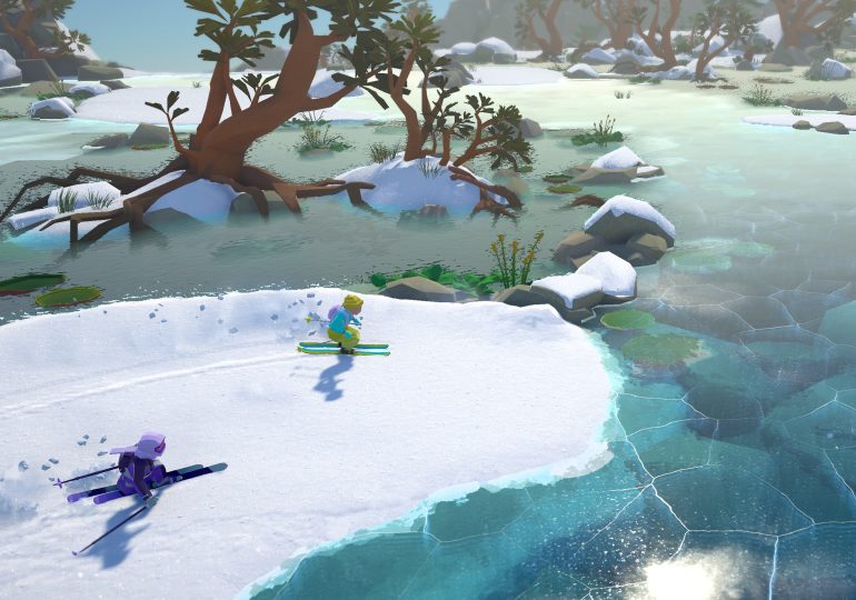 A skiing game that’s as relaxing (or stressful) as you need it to be