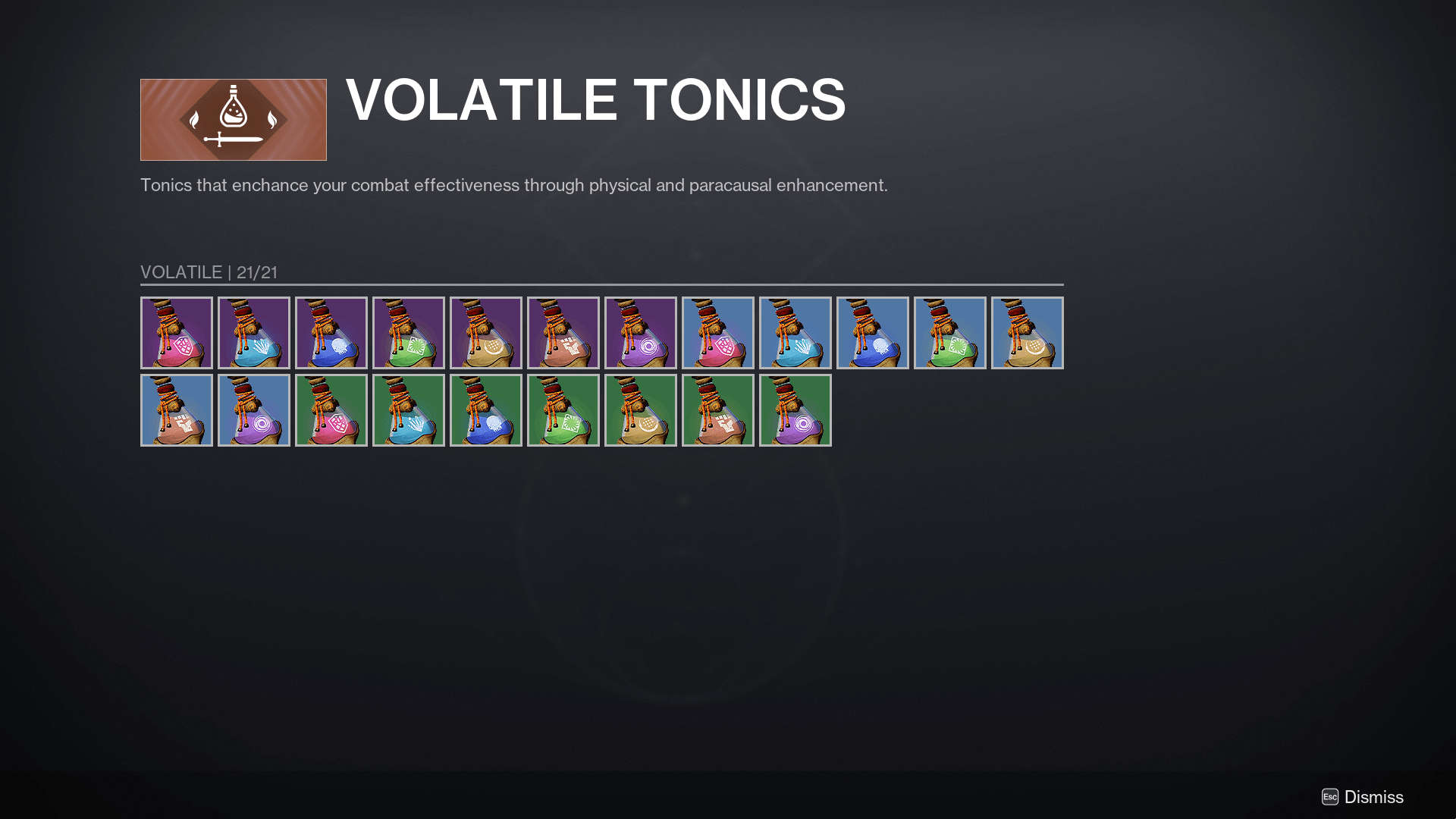 A completed Tonic page in Destiny 2’s episode or Revenant 