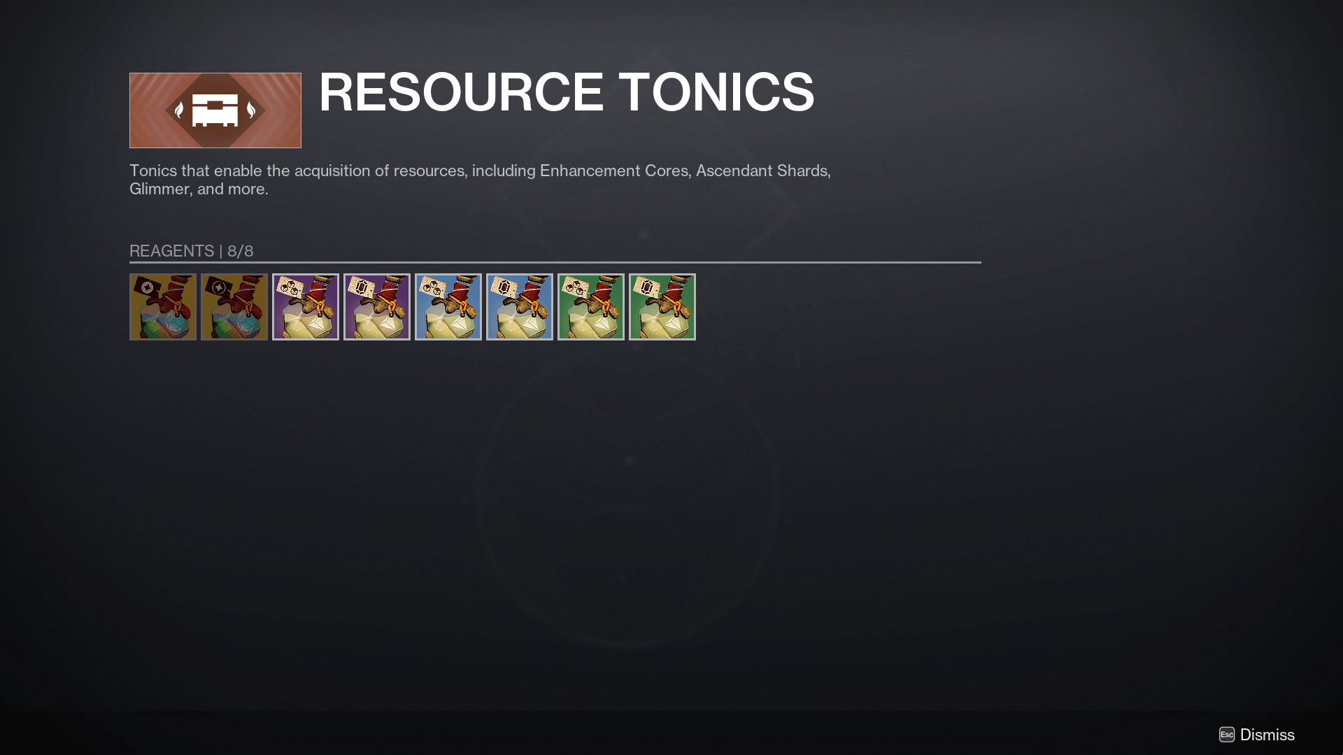 A completed Tonic page in Destiny 2’s episode or Revenant 