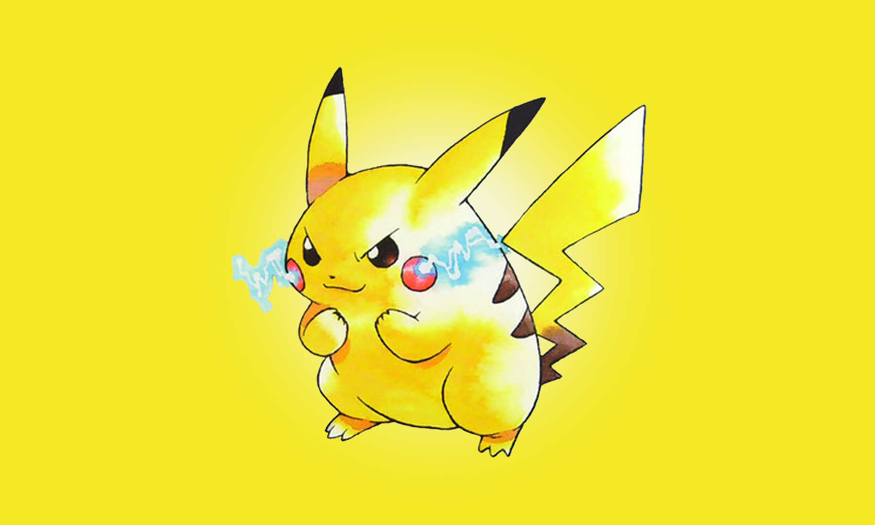 An early illustration of Pikachu