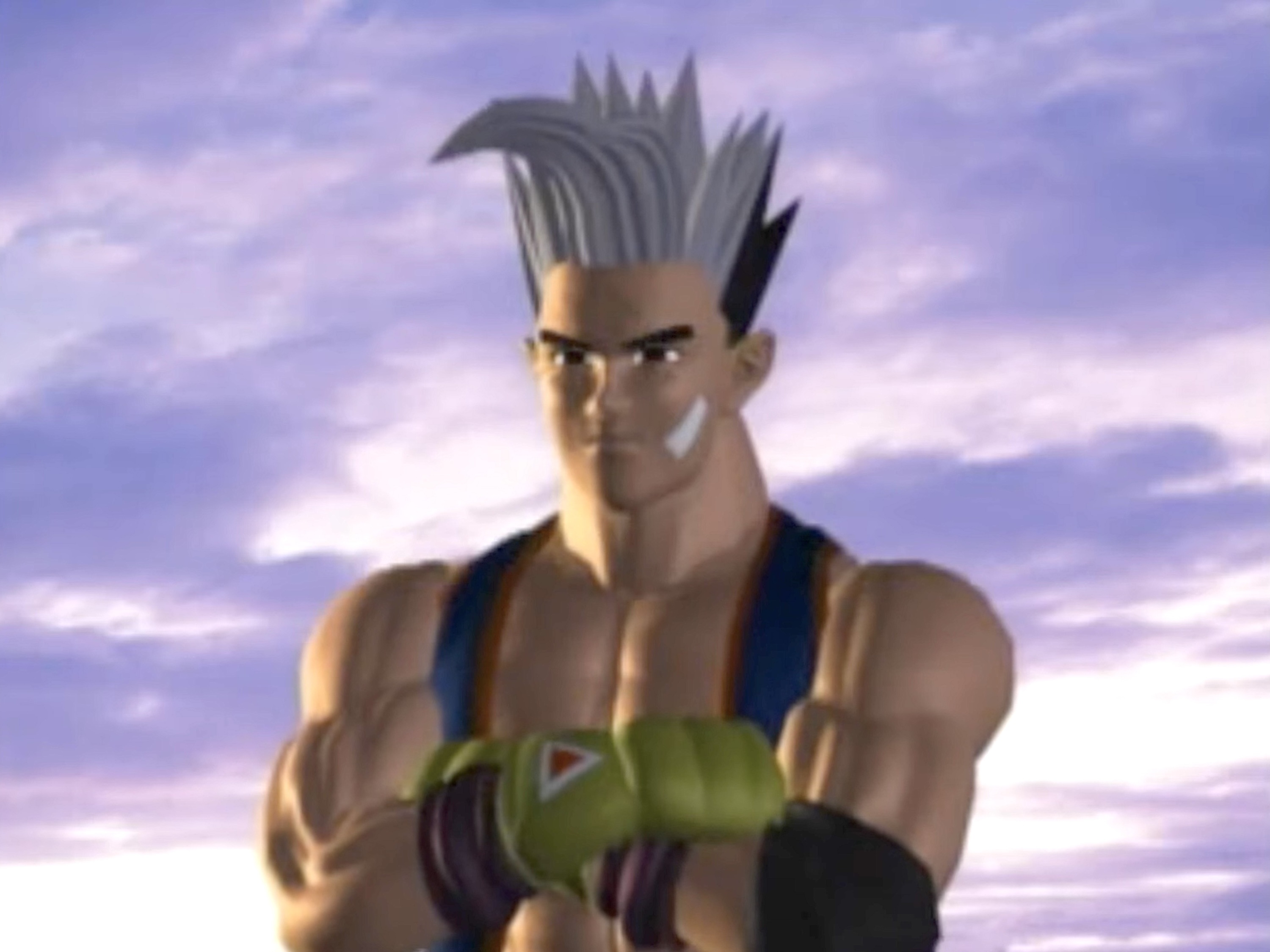 A render from Tobal 2 shows Chuji standing with his arms crossed