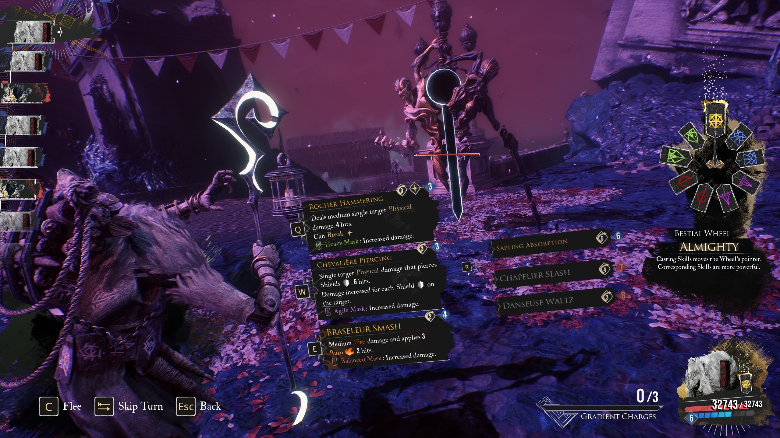 A menu shows the best attributes for Monoco in best Monoco build in Clair Obscur Expedition 33