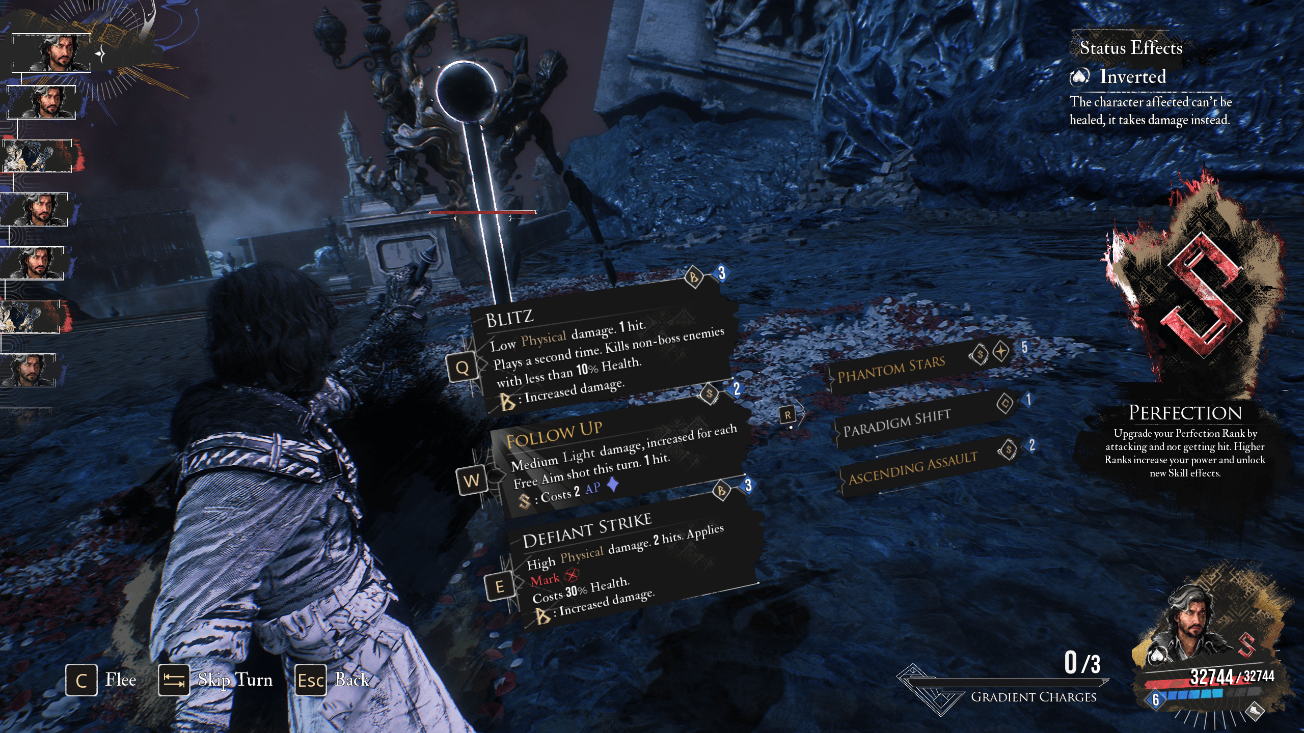 A menu shows the best skills for Verso in the best Verso build in Clair Obscur Expedition 33