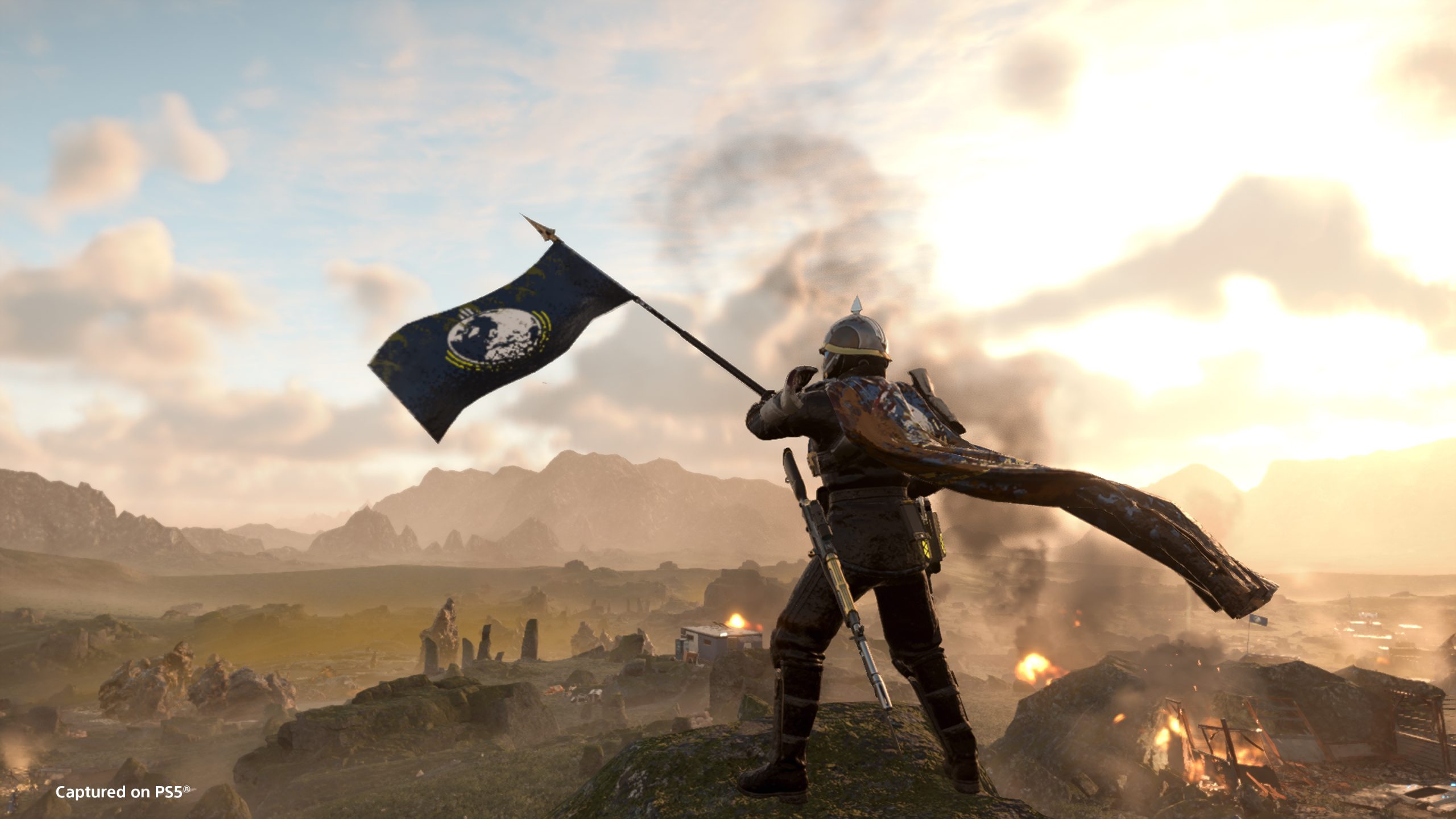 Helldivers 2’s new warbond turns the Super Earth flag into a melee weapon