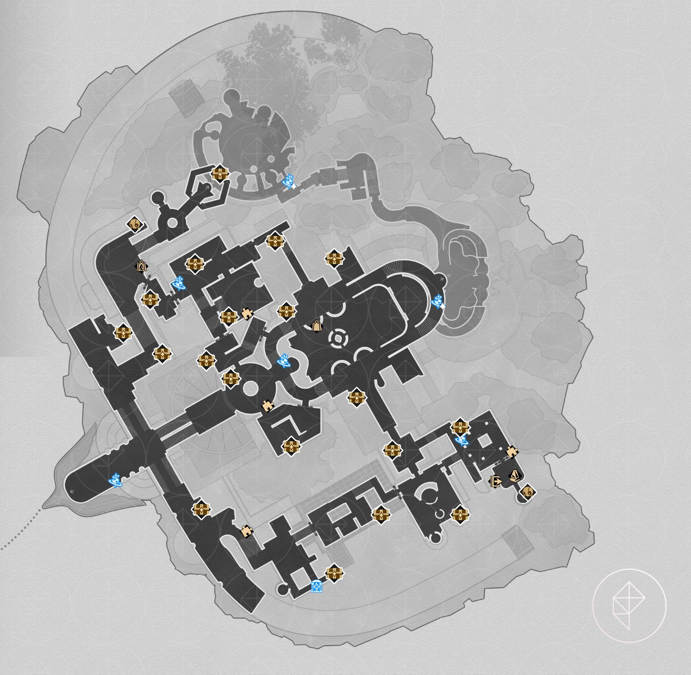 Honkai: Star Rail Amphoreus treasure chest locations and map