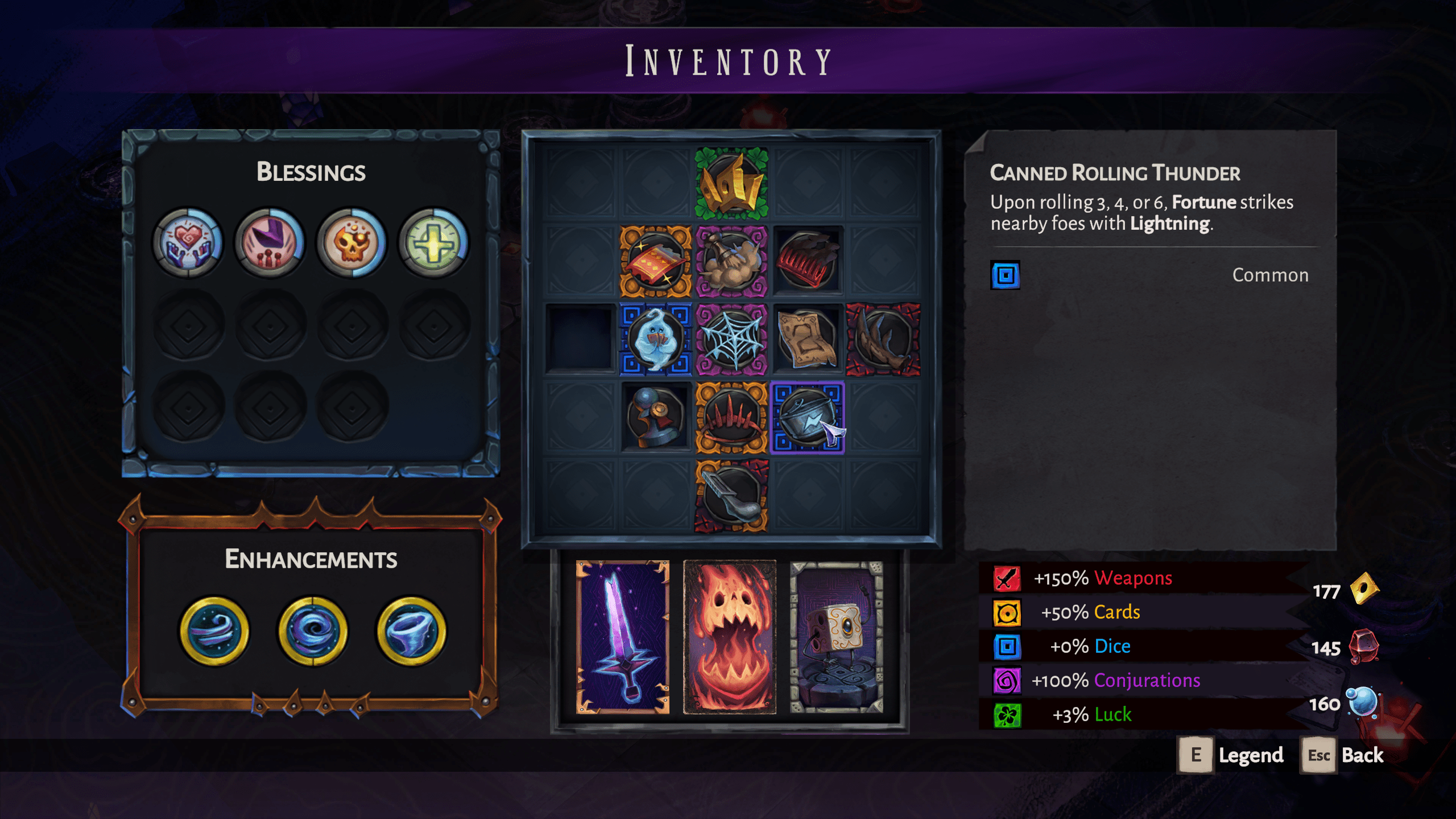 The relic system in Lost in Random: The Eternal Die.