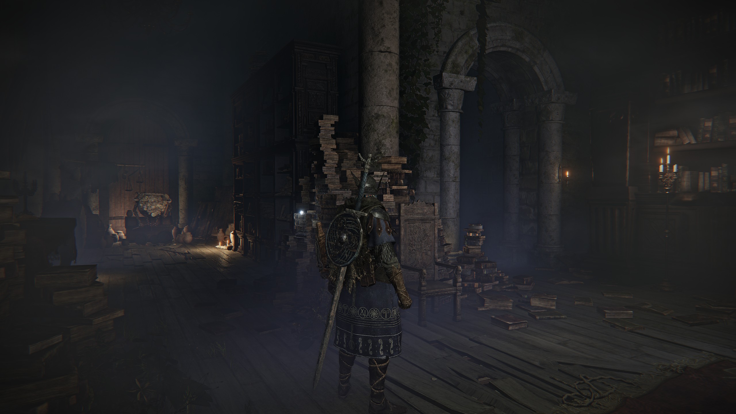 Wylder in front of the west wall near the Visual Codex in Elden Ring Nightreign.