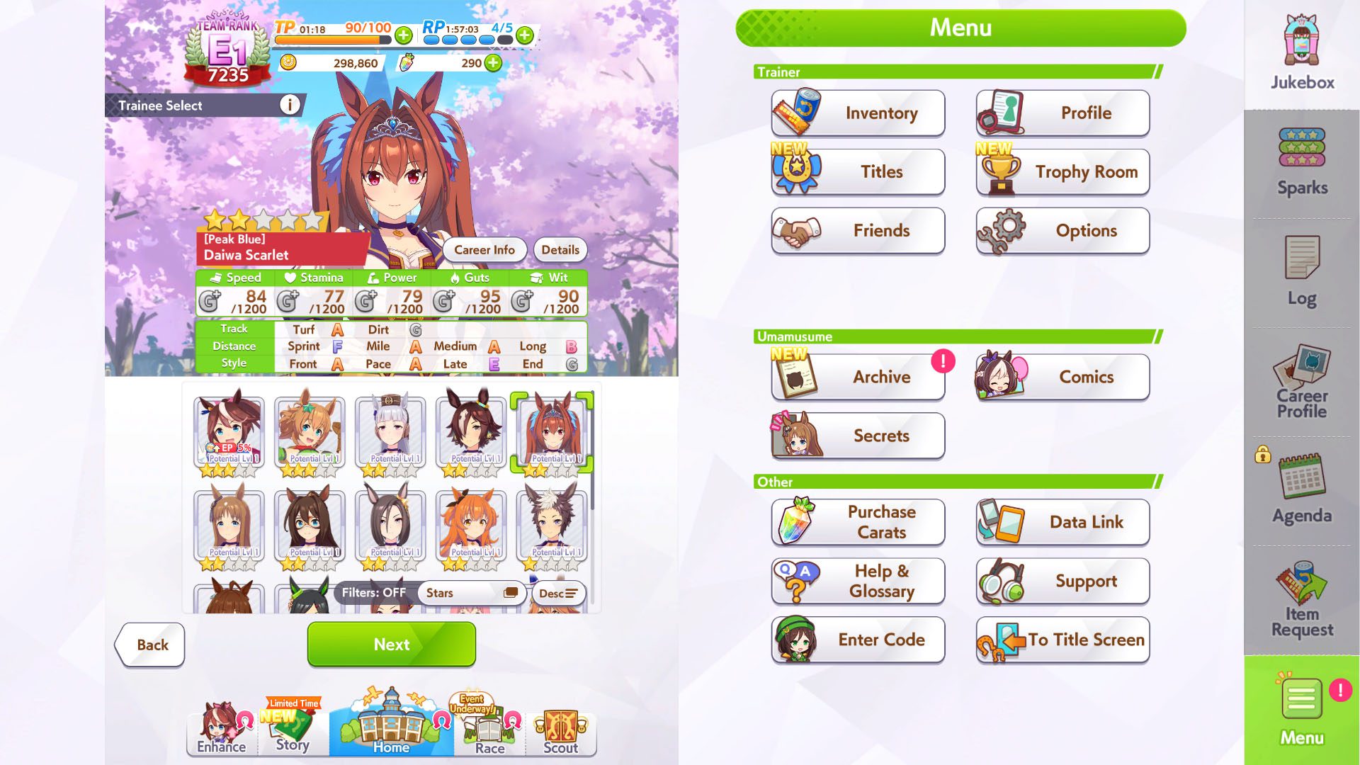 All stats in Umamusume Pretty Derby, explained
