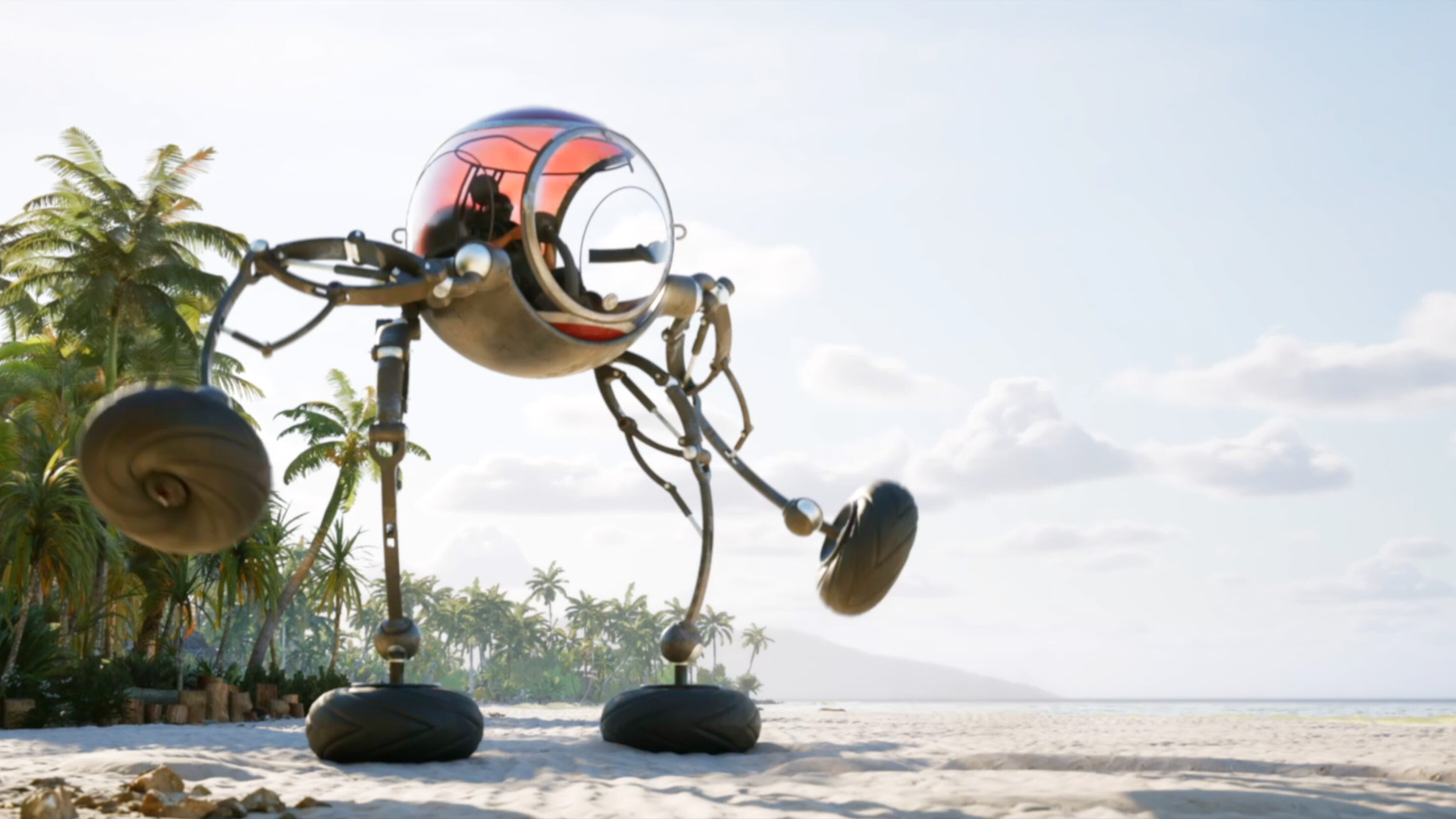 A robot in Atomic Heart 2.