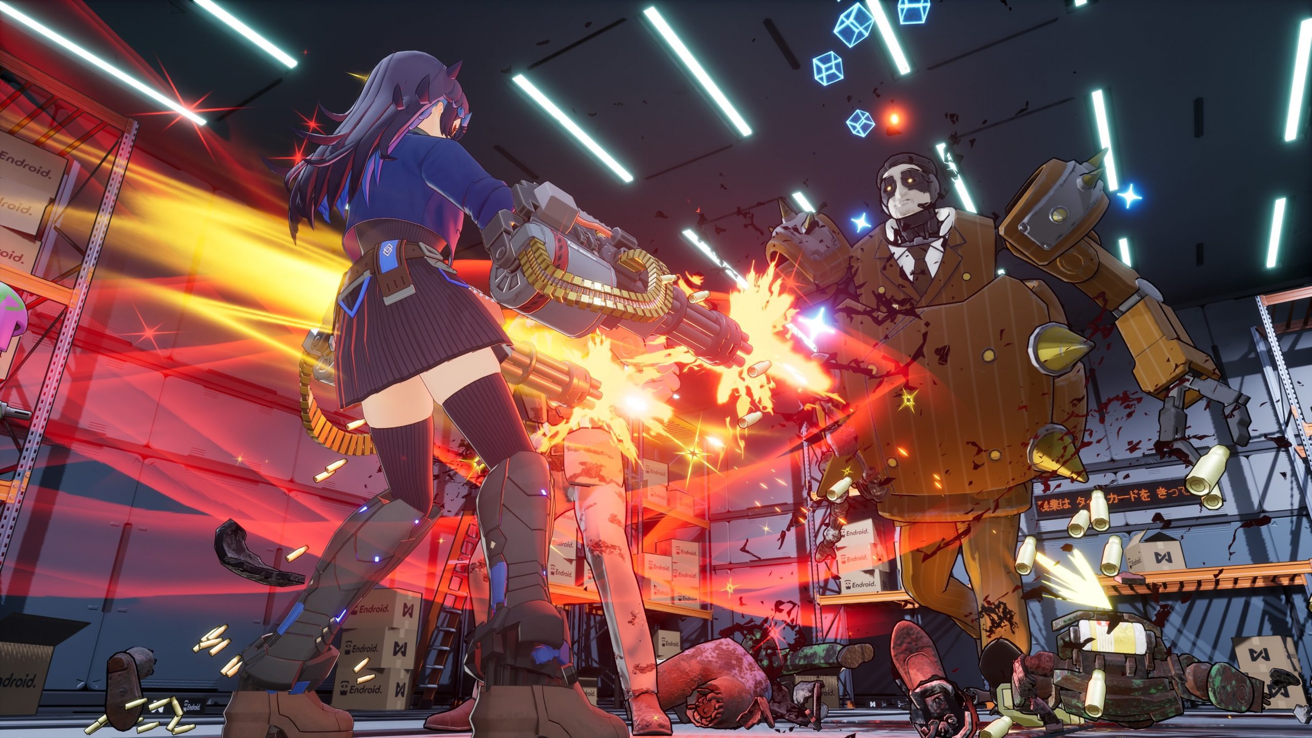 Cyborg schoolgirls destroy capitalism in cheeky new action game from Earth Defense Force devs