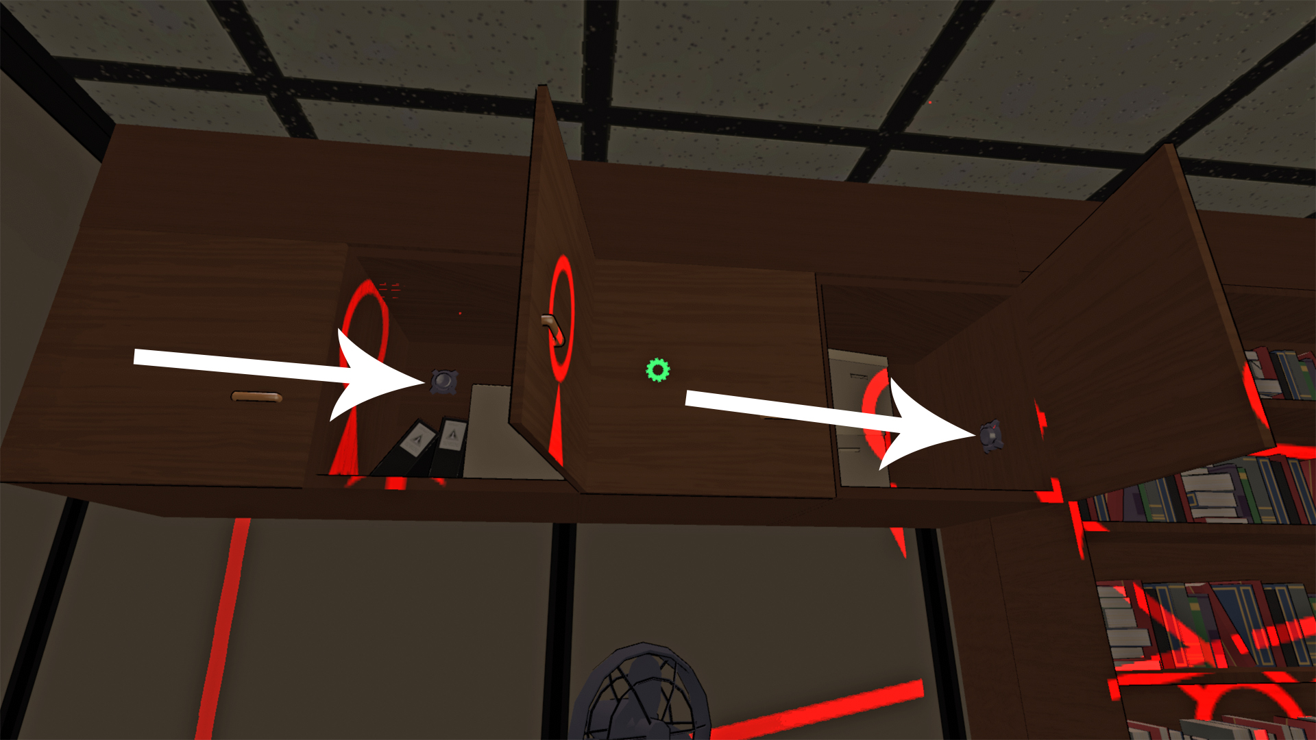 Hidden buttons in Missile Command Delta.