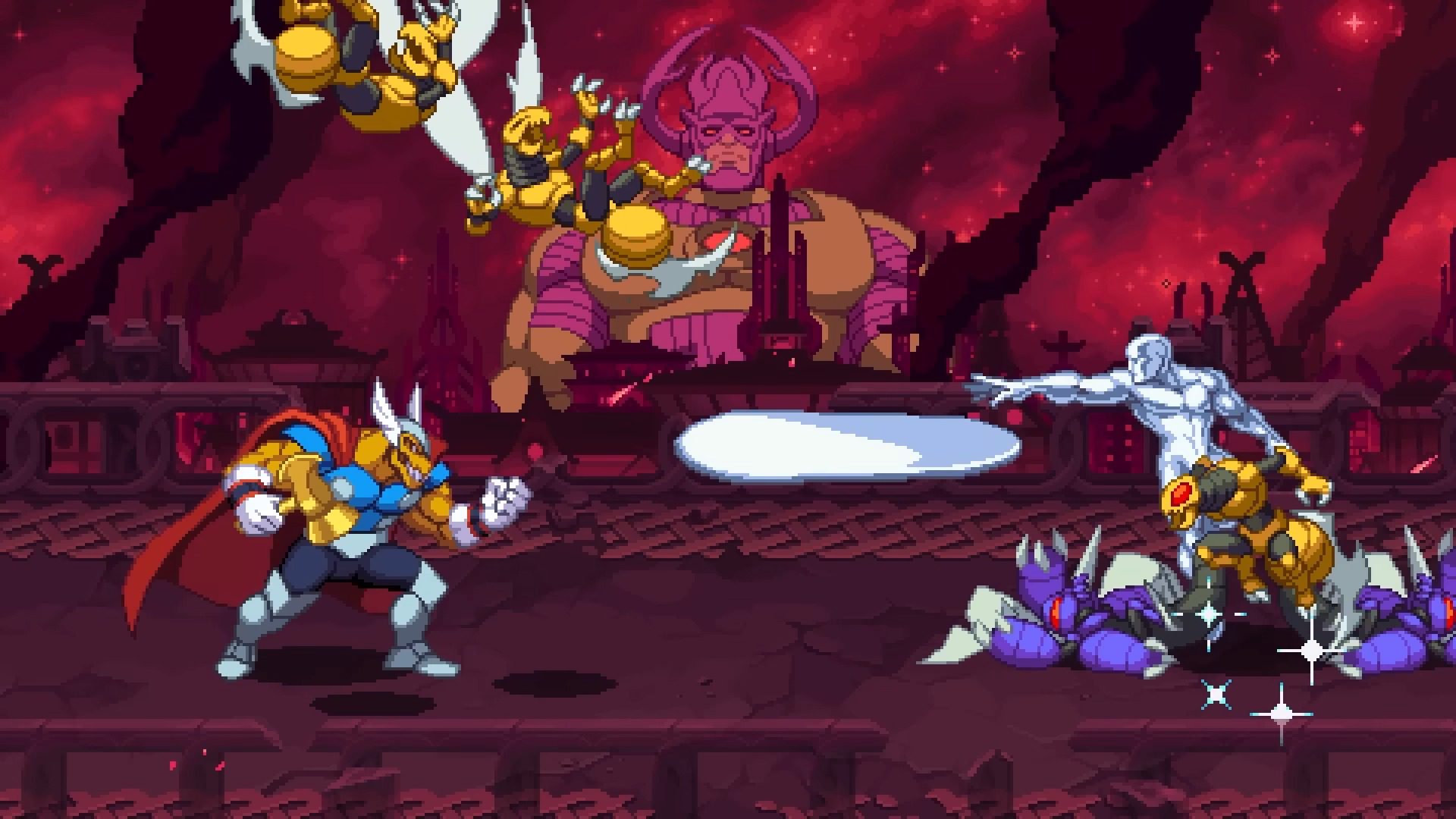 Marvel’s great-looking retro beat-’em-up makes the best Thor playable