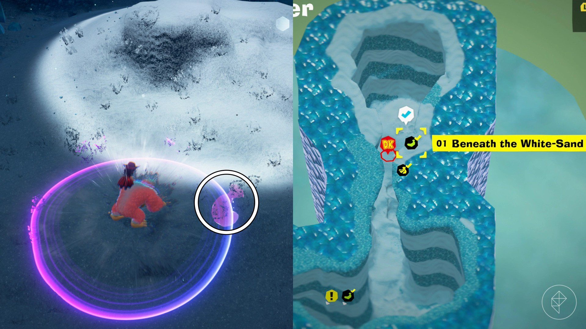 Radiance Layer Banandium Gem locations in Donkey Kong Bananza